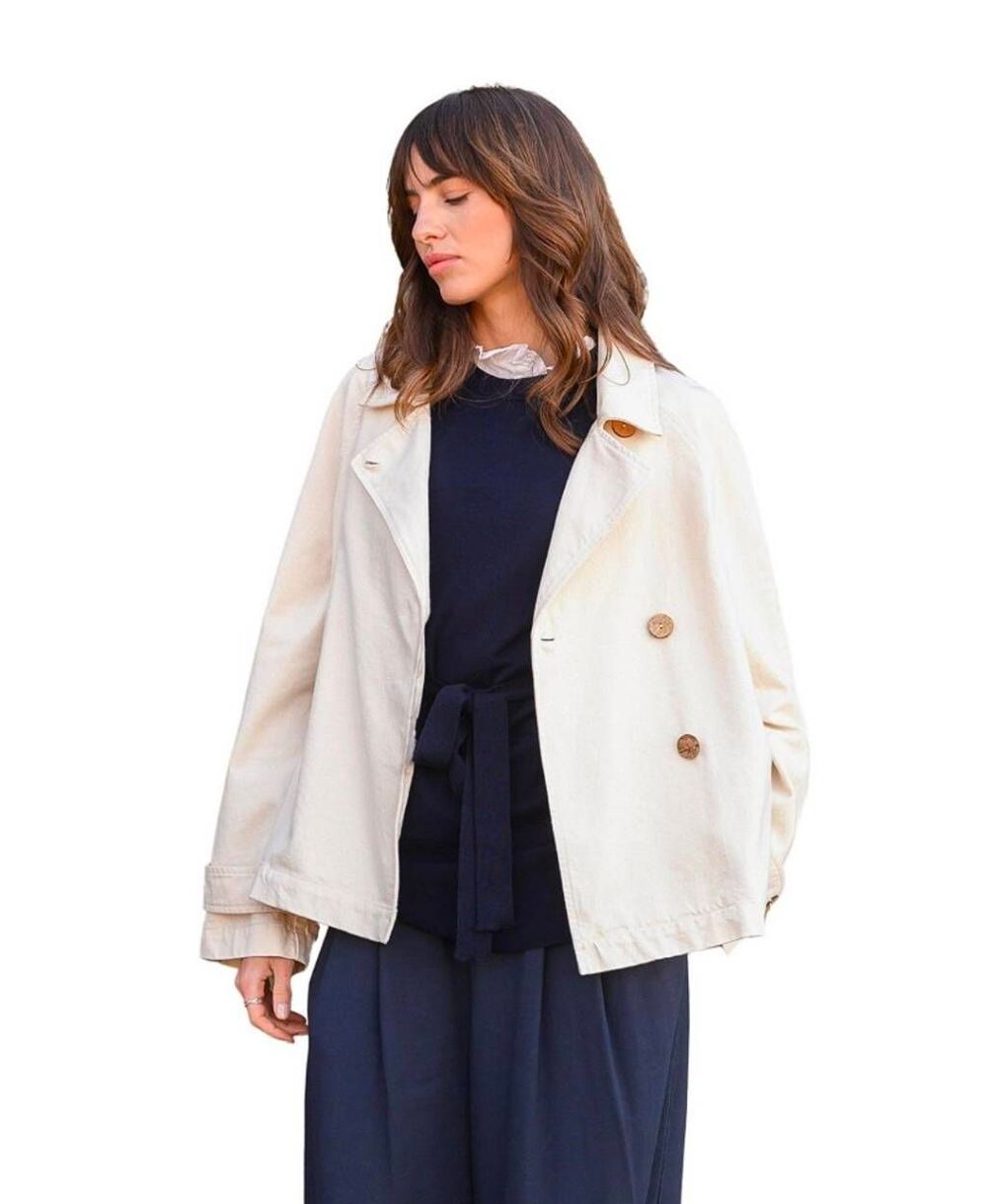 Celtic & Co. Women's Canvas Swing Jacket 12 NWT